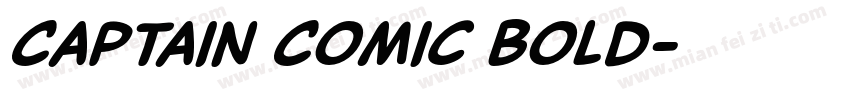 Captain Comic Bold字体转换